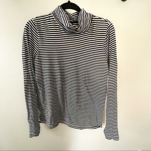 J.Crew striped turtleneck
